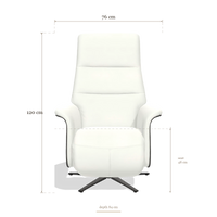Recliner Atlas 6685, dimensions 76 x 84 x 120 cm
