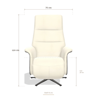 Recliner Atlas 6685, dimensions 76 x 84 x 120 cm