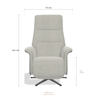 Recliner Atlas 6685, dimensions 76 x 84 x 120 cm