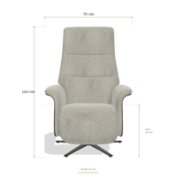 Recliner Atlas 6685, dimensions 76 x 84 x 120 cm
