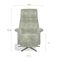 Recliner Atlas 6685, dimensions 76 x 84 x 120 cm