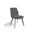 Silla de comedor sin reposabrazos Bari - Adore 68