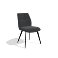Esszimmerstuhl ohne Armlehnen Bari - Leder B900