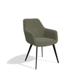 Sedia da pranzo Bari - Pelle B572