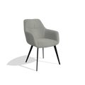 Sedia da pranzo Bari - Pelle B967