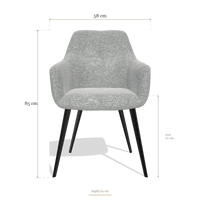 Dining Chair Bari 6405, dimensions 58 x 64 x 85 cm