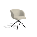 Dining Chair Elise - Leather A822 - Swivel Legs