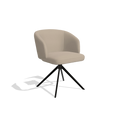 Dining Chair Elise - Leather B911 - Swivel Legs