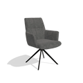 Dining Chair with Armrests Flavia - Adore 68 - Swivel Legs
