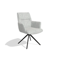 Dining Chair with Armrests Flavia - Horta 101 - Swivel Legs