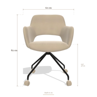 Dining Chair Jolly 6517, dimensions 60 x 61 x 82 cm