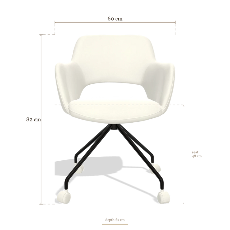 Dining Chair Jolly 6517, dimensions 60 x 61 x 82 cm