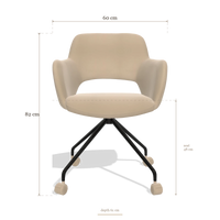 Dining Chair Jolly 6517, dimensions 60 x 61 x 82 cm
