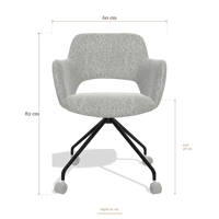 Dining Chair Jolly 6517, dimensions 60 x 61 x 82 cm