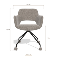 Dining Chair Jolly 6517, dimensions 60 x 61 x 82 cm