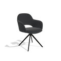 Dining Chair Julien - Leather B500 - Swivel Legs
