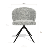 Dining Chair Lazio 6511, dimensions 57 x 59 x 81 cm