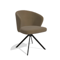Esszimmerstuhl Lazio - Leder A802 - Drehfuß