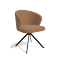 Dining Chair Lazio - Leather B501 - Swivel Legs