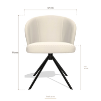 Dining Chair Lazio 6511, dimensions 57 x 59 x 81 cm