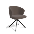 Dining Chair Lazio - Leather B535 - Swivel Legs