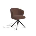 Dining Chair Lecce - Ascot Brick - Swivel Legs