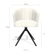Dining Chair Lecce 6703, dimensions 58 x 59 x 80 cm