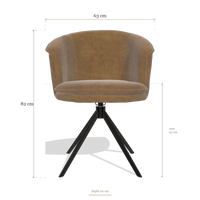 Dining Chair Lena 6581, dimensions 63 x 62 x 82 cm