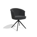 Dining Chair Lena - Leather B500 - Swivel Legs