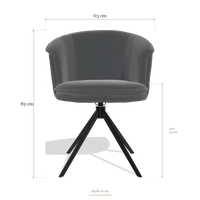 Dining Chair Lena 6581, dimensions 63 x 62 x 82 cm