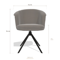 Dining Chair Lena 6581, dimensions 63 x 62 x 82 cm