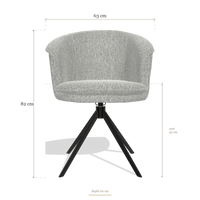 Dining Chair Lena 6581, dimensions 63 x 62 x 82 cm