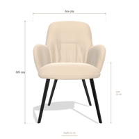 Dining Chair Mancini 6538, dimensions 60 x 64 x 88 cm