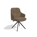 Sedia da pranzo Marilyn De Luxe - Bull 15 - Base girevole