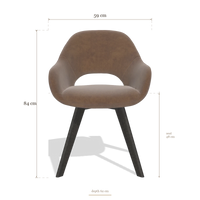 Dining Chair Marino 6608, dimensions 59 x 62 x 84 cm