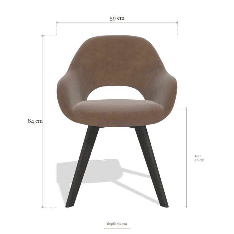 Dining Chair Marino 6608, dimensions 59 x 62 x 84 cm