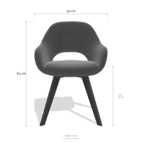Dining Chair Marino 6608, dimensions 59 x 62 x 84 cm