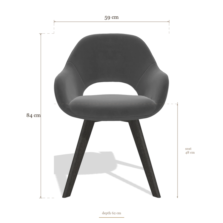 Dining Chair Marino 6608, dimensions 59 x 62 x 84 cm
