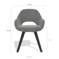 Dining Chair Marino 6608, dimensions 59 x 62 x 84 cm