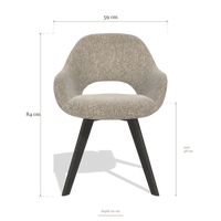Dining Chair Marino 6608, dimensions 59 x 62 x 84 cm