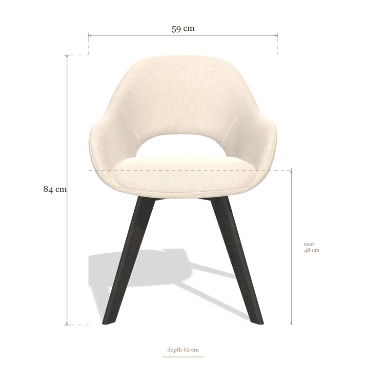 Dining Chair Marino 6608, dimensions 59 x 62 x 84 cm