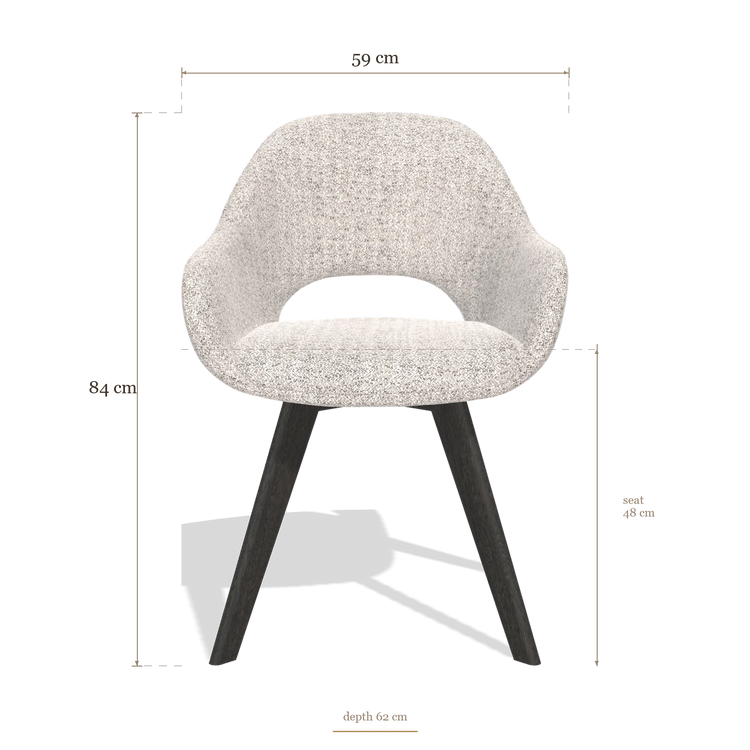 Dining Chair Marino 6608, dimensions 59 x 62 x 84 cm