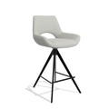 Sgabello da bar Messina - Pelle B970