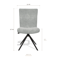 Dining Chair Monroe De Luxe 6606, dimensions 51 x 62 x 97 cm