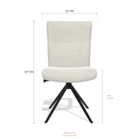 Dining Chair Monroe De Luxe 6606, dimensions 51 x 62 x 97 cm