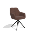 Sedia da pranzo Terano - Ascot Brick - Base girevole