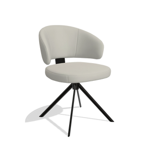 Dining Chair Zenith - Leather B506 - Swivel Legs