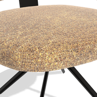 Close-up of the Oasis 16 fabric on the Zenith 6604 dining chair