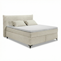 Boxspringbett Pasena - Beige | Inkl. Basis und Topper