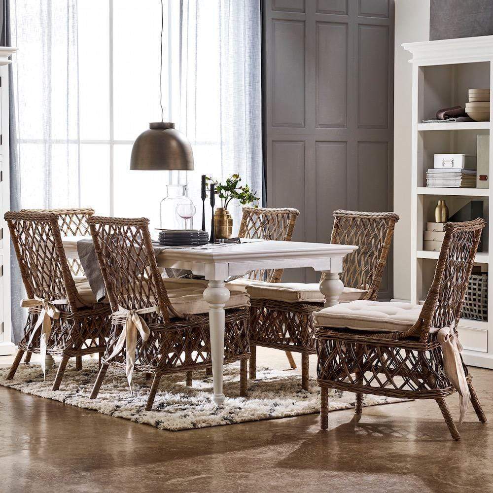 Marquis Kubu Rattan Dining Chair | Marcottestyle
